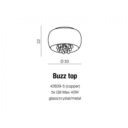 Люстра AZzardo BUZZ AZ1646 (426095CO )