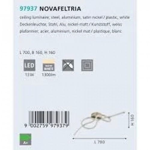 Люстра Eglo NOVAFELTRIA 97937