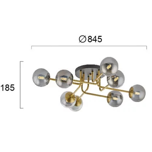 Люстра Viokef FIORE 4254500
