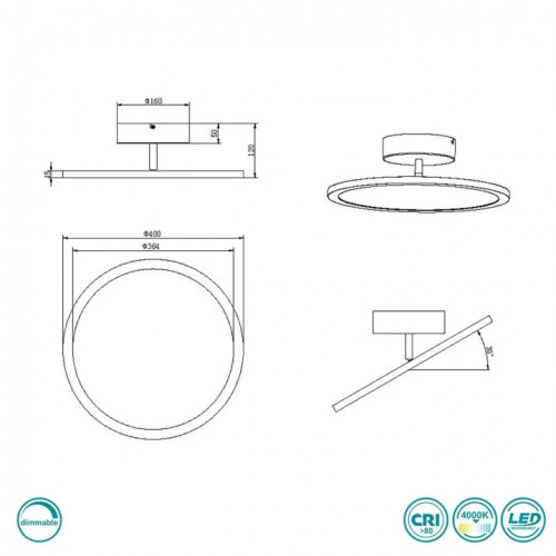 Люстра Trio TRAY 640910131
