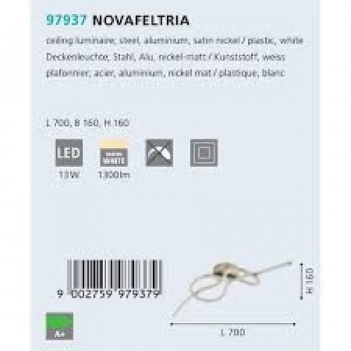 Люстра Eglo NOVAFELTRIA 97937