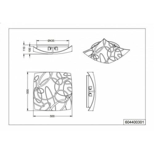 Стельовий світильник Trio SPIRELLI 604400301