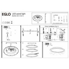 Стельовий світильник Eglo SARSINA 98214