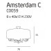 Люстра пристельова MAXlight AMSTERDAM C0059