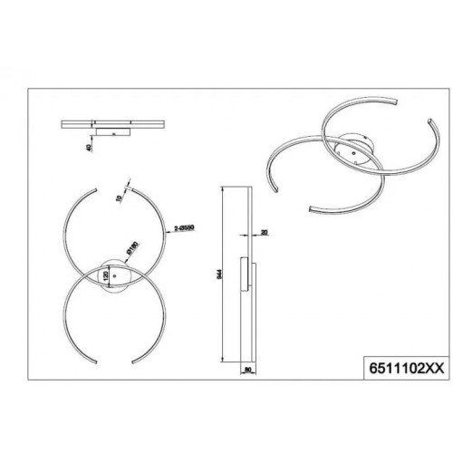 Люстра Trio CITIZEN 651110207