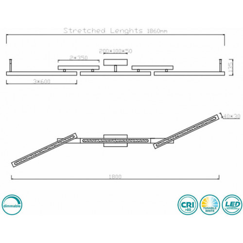 Люстра Trio BELLARI 626410530