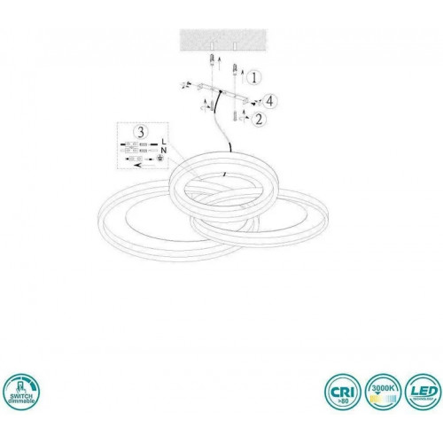 Люстра Trio GRANADA 673810306