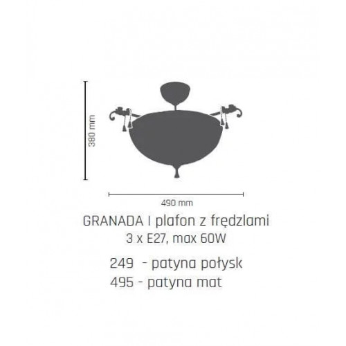 Люстра Amplex GRANADA 495 (8334)