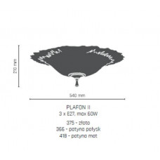 Люстра Amplex PLAFON 2 375 (8807)