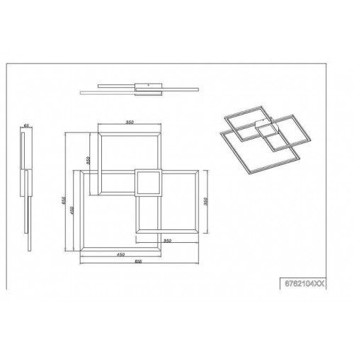 Люстра Trio HYDRA 676210442
