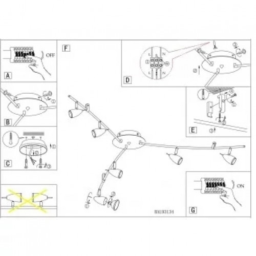 Люстра Zuma Line INEZ RLX93023-3A