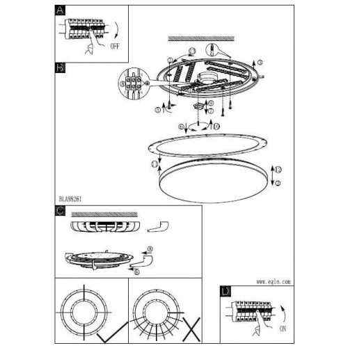 Люстра Eglo ARAPILES 98262