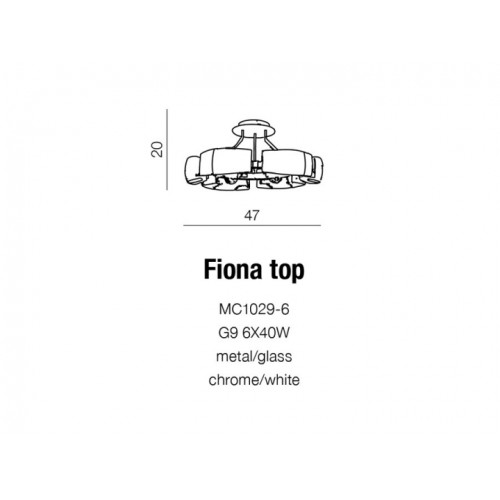 Люстра AZzardo FIONA AZ1554 (MC10296WH)