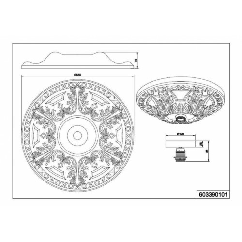 Люстра TRIO LILLY 603390101