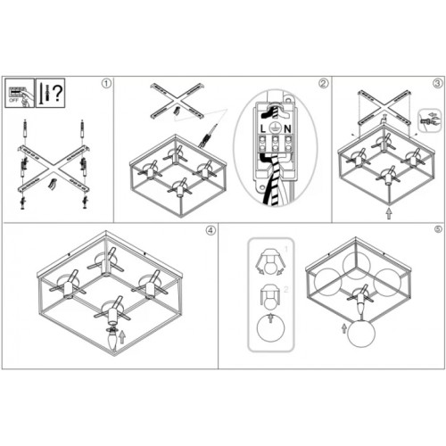 Люстра Ideal Lux LINGOTTO 198156