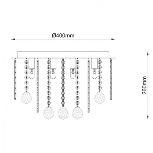 Люстра Zuma Line SITANO 19156L
