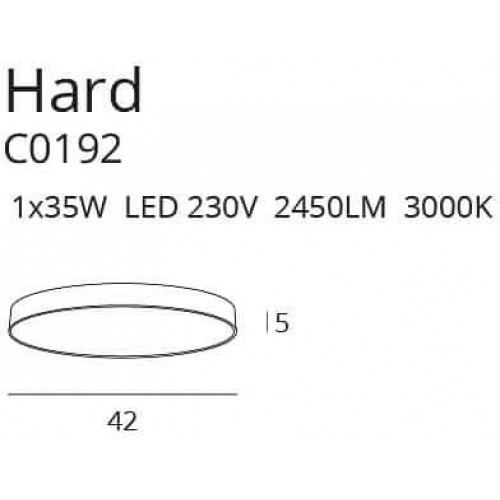 Стельовий світильник MAXlight HARD C0192