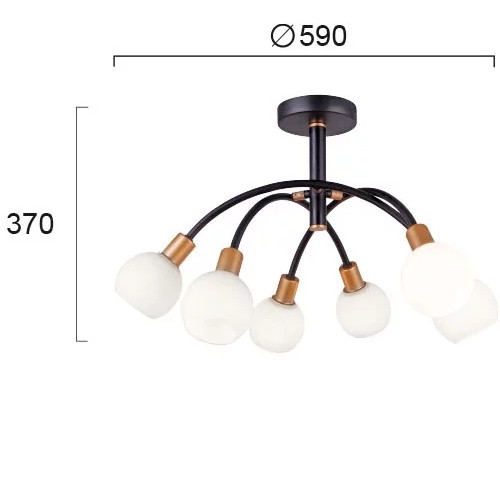 Люстра Viokef ELISA 4215100