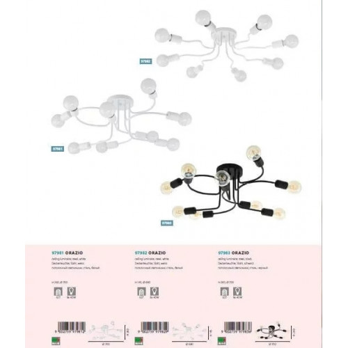 Люстра Eglo ORAZIO 97983