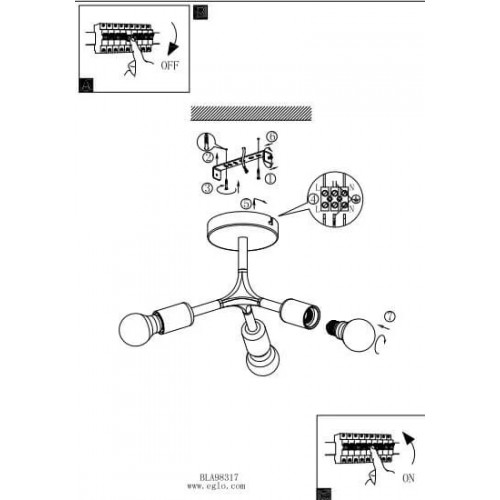 Люстра Eglo BOCADELLA 98317