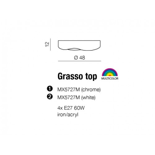 Люстра AZzardo GRASSO AZ0554 (MX5727MWH)