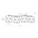 Люстра TK Lighting SIRO WHITE 3249