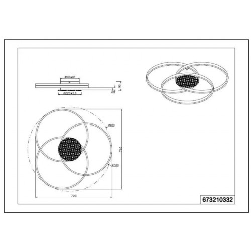 Люстра Trio SEDONA 673210332