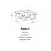 Люстра AZzardo HAPPY 4 AZ0485 (21924XAWH )
