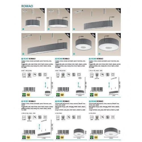 Люстра Eglo ROMAO 95345