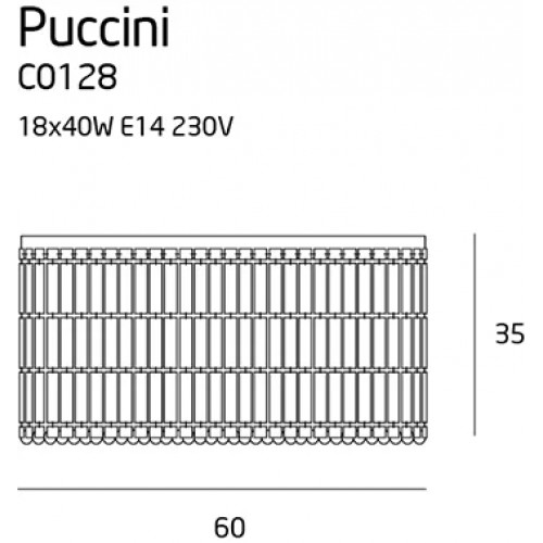 Люстра MAXlight PUCCINI C0128