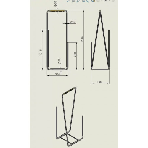 Стельовий світильник Trio DEACON 626610232