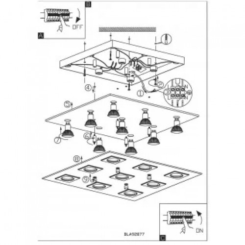 Люстра Eglo CABO 92877