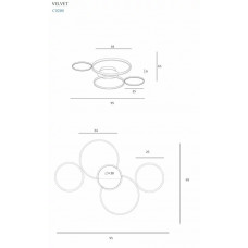 Люстра Searchlight CIRCUIT 9926-6BK