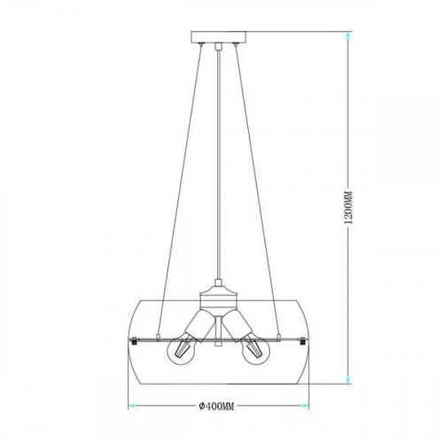 Люстра Zuma Line URCHIN C0491-06B-F7DY
