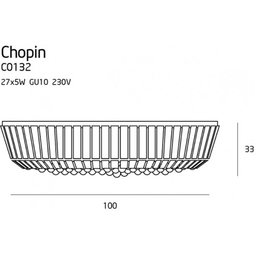 Люстра MAXlight CHOPIN C0132