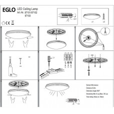 Стельовий світильник Eglo GIRON-M 97101