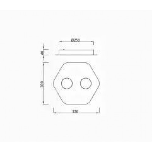 Люстра Mantra AREA 6643