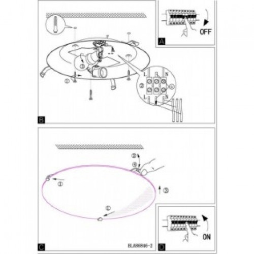 Стельовий світильник Eglo Twister 86873