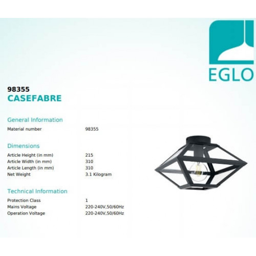 Люстра Eglo CASEFABRE 98355