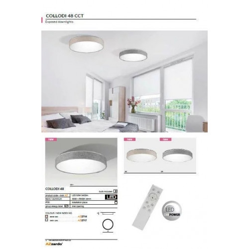 Люстра AZzardo COLLODI 48 CCT AZ2716