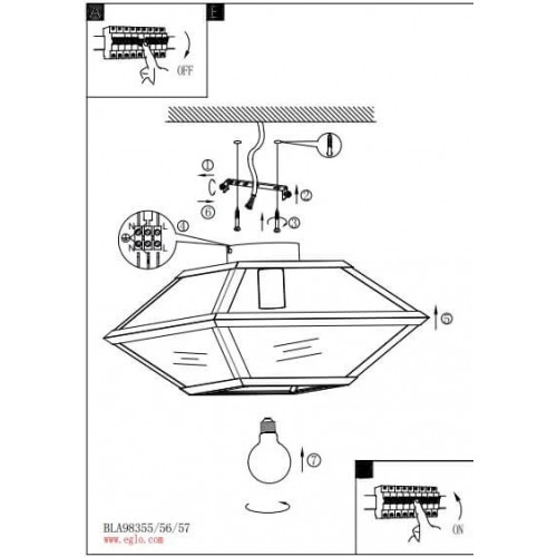 Люстра Eglo CASEFABRE 98355
