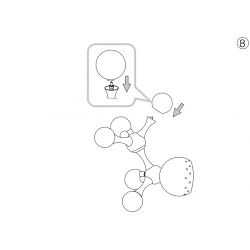 Люстра Ideal Lux NODI CROMO 200484