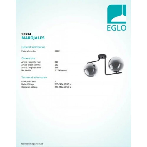 Люстра Eglo MAROJALES 98514