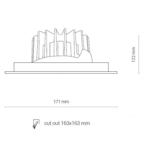 Точковий світильник Nowodvorski CL DIA LED 30W 8718