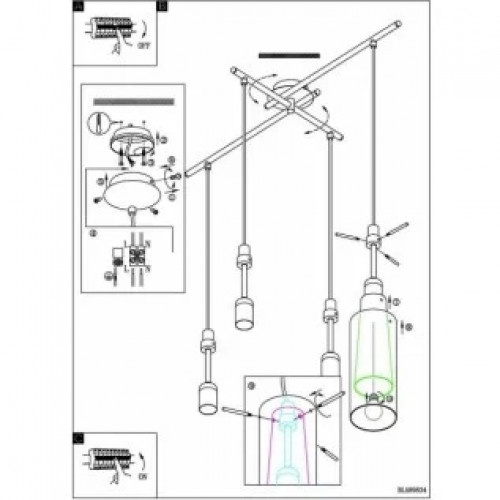 Люстра Eglo MENDIETA 98675