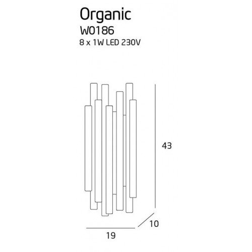 Люстра Searchlight Hanna 3404-4CC