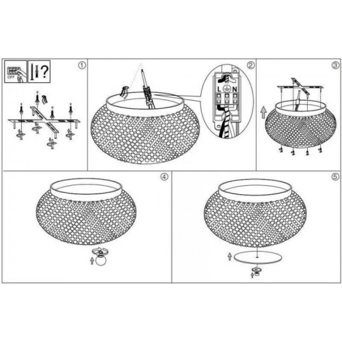 Люстра Ideal Lux Pashà 165004