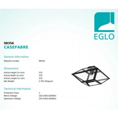 Люстра Eglo CASEFABRE 98356