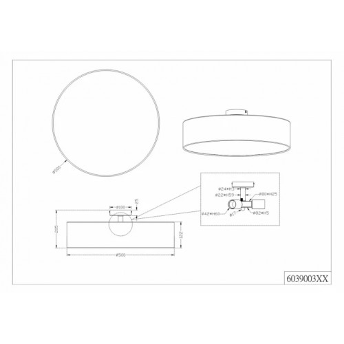 Люстра Trio HOTEL 603900301