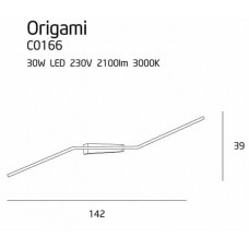 Стельовий світильник MAXlight ORIGAMI C0166